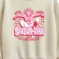 thumbnail image 2 of Spider-Man - Femme Street- Women's Oversized Fleece Crew Sweatshirt Oversized Fleece Crew Sweatshirt, 2 of 4