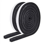 MAGZO Door AC Unit Open-Cell Foam Tape, 1/2 Inch Wide X 1/2 Inch Thick Door Foam Weather Stripping Air Conditioner Foam Insulation, High Resilience Foam Strip Total 13 Feet 6.5ft x 2 Rolls