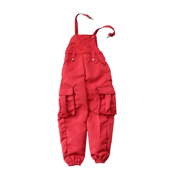 Figura en miniatura, mono informal, pantalones holgados, ropa para muñeca, conjunto de 1,6 pulgadas, acción Rojo oscuro