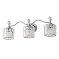 thumbnail image 5 of Deyidn 26" Modern 3-Light Chrome Bathroom Vanity Light - Dimmable Bathroom Transitional Fixture with Crystal Glass Shades, 5 of 9