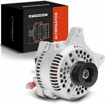 A-Premium Alternator Compatible with Ford F150 97-02, F250 97-99, Expedition 97-01, E-150 E-250 E-350 Econoline Club Wagon & Lincoln Navigator, 130A 12V Clockwise, Replace# F75U10300CA F75U10300CB