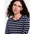 thumbnail image 5 of Scenario Women's Relaxed Slub Tee with Long Sleeves, Sizes XS-XXXL, 5 of 6