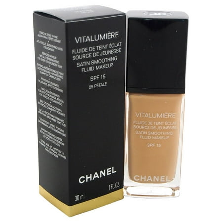 Chanel Vitalumiere Satin Smoothing Fluid Makeup SPF 15 - 25 Petale 1 oz