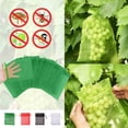 thumbnail image 1 of Sacs de Protection pour Fruits en Organza avec Cordon / Lot de 100 Sacs en Maille Réutilisables pour Plantes de Jardin / Filet Anti-Oiseaux et Insectes 10x12cm pour Récolte de Verger, 1 of 2