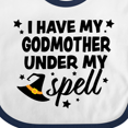 thumbnail image 4 of Inktastic I Have My Godmother Under My Spell with Cute Witch Hat Boys or Girls Baby Bib, 4 of 4