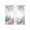 white, variant on Blue Coastal Sheer Curtains 45 Inch Length 2 Panels Set Window Treatments, Summer Beach Starfish Weeping Eucalyptus Retro Rod Pocket Semi Curtains for Living Room/Bedroom/Kitchen Décor, 104"W x 45"L