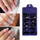thumbnail image 5 of 100 Uds puntas de uñas postizas de arte de uñas de Ndcxsfigh cobertura completa uñas postizas largas de Ballet (Y4), 5 of 9