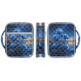 thumbnail image 2 of Xixirimido Bible Cover Case with Bookmarks Large Bible Bag Bible Study Supplies Accessories Quilted Bible Carrying Cases with Handle Christian Gift, Blue Roses Floral, 2 of 7