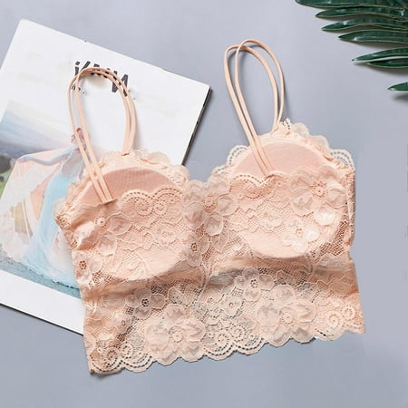 Up To 65% Off! pstuiky Tube Bra  Women Underwired Sexy Lace Bra  Padded With Breast Pad  Elegant Lace Bralette  Suit For Daily Wear  Comfortable & Stylish  Adjustable Sexy Lingerie Bra For Women Stra