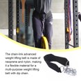 thumbnail image 4 of Weight Lifting Belt Multi-functional Dipping Belt building Band Strength Wear-resistant Nylon Multi-functional Training Load Waist Strap Strong Bearing Capacity, 4 of 6