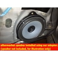 thumbnail image 6 of Subaru 1993-2007 Impreza Front Door Speaker Adapter Spacer Rings - SAK026_55 - 1 Pair, 6 of 7