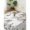 thumbnail image 3 of Grey Eucalyptus Suqare Tablecloth - 54 x 54 Inch, Watercolor Spring Weeping Botanical Waterproof & StainResistant Tablecloth, Washable Oil-proof Table Cover for Dining/Party/Wedding/Camping/Buffet, 3 of 9