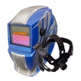 thumbnail image 4 of Careta Electronica Profesional De Oscurecimiento Automatico Para Soldar Azul Con Franjas Grises Adir 6713, 4 of 8