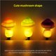thumbnail image 3 of Matsuzay Luces solares de estaca de setas LED Luz de césped al aire libre Lámpara de enchufe de tierra decorativa Luces solares para patio de jardín Iluminación y accesorios No.1 Matsuzay HA024367-01, 3 of 6