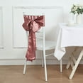 thumbnail image 2 of BalsaCircle 5 New Satin Chair Sashes Bows Ties Cinnamon Rose, 2 of 8