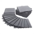 thumbnail image 1 of Paquete de 12 Tapetes para Ejercicios de Piso para Gimnasio en Casa o Acolchado de Piso para Yoga, Pesas, Equipo de Gimnasio Gris, 1 of 5
