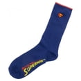 thumbnail image 4 of Superman Logo and Krypto Embroidered 2-Pack Athletic Crew Socks, 4 of 5