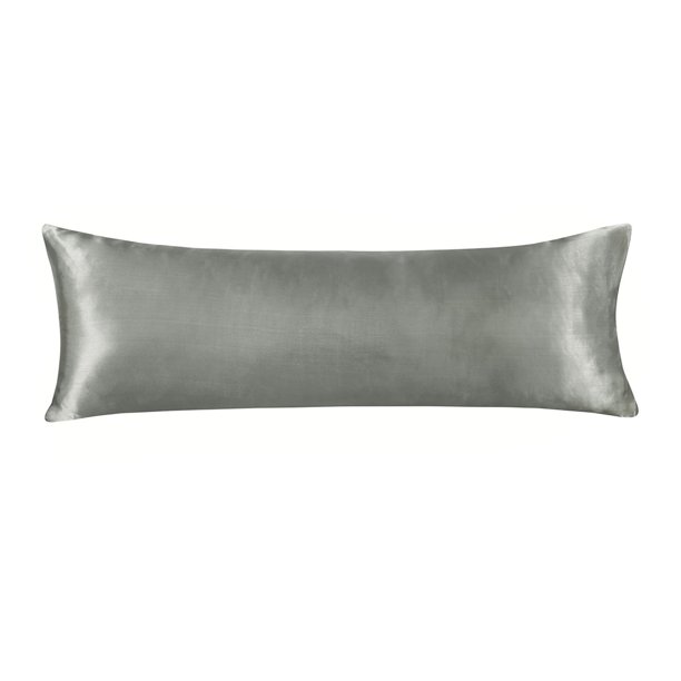 Funda de almohada de 1 pieza, cierre de sobre, funda de almohada para el cuerpo, sábana de poliéster lavable, gris oscuro Vogacara HA004516-05