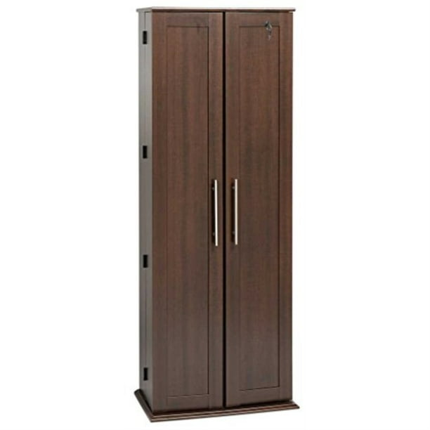 Prepac Grande Locking Media Storage With Shaker DoorsFinish