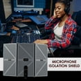 thumbnail image 3 of Amdohai 3-door Professional Studio Recording Microphone Isolation Shield Folding Pop, 3 of 8