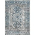 thumbnail image 3 of Livabliss Area Rugs for Living Room, 4x6 Monte Carlo Traditional Blue Rug, Bedroom Dining Room Home Decor Stain Resistant Carpet (4'3" x 5'7"), 3 of 9