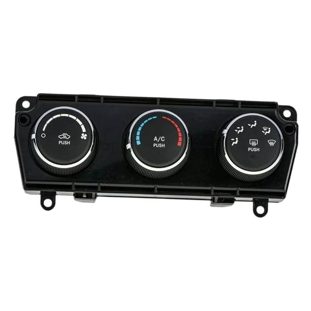 Panel de control del acondicionado, negro, 55111168ag. Accesorio para . Piezas de repuesto resistentes.