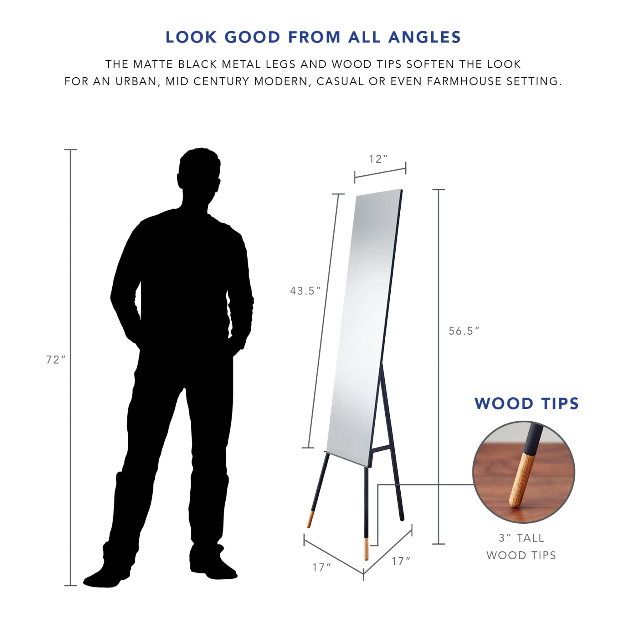 Louise Floor Mirror