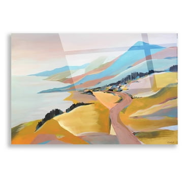 Epic Art 'Monterey to The Sea' by Pete Oswald, Acrylic Glass Wall Art, 16"x12"
