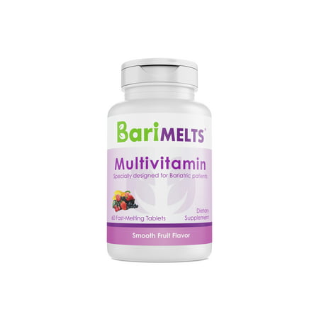 BariMelts Multivitamin, Dissolvable Bariatric Vitamins, Natural Fruit Flavor, 60 Fast Melting