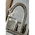 thumbnail image 4 of Kingston Brass KS8668DFL NuWave 4 in. Centerset Bathroom Faucet with Brass Pop-Up, Brushed Nickel, 4 of 5