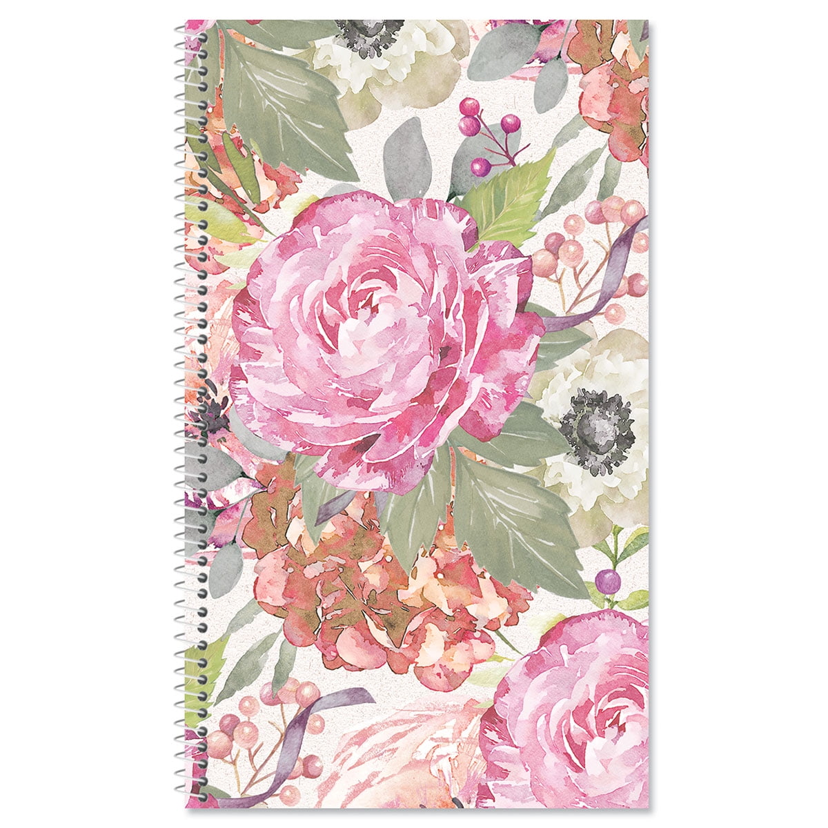 100 Pages; 5 x 8-1/2 Pale Peony Password and PIN Keeper 