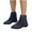 #175-Navy, variant on Roncen Women's Retro Chunky Heel Ankle Boots - Winter Casual Shoes with Fringe Detail, Solid Color Pointed Toe Slip Resistant Comfortable Low Block Heel Booties for Women