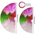 thumbnail image 3 of FMSHPON Mother's Day Art Flower Xmas Christmas Tree Skirt Stand Mat for Holiday Party Decoration Indoor Outdoor 48 inches, 3 of 6