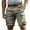 Dark Gray, variant on Men's Gym Shorts Men's Casual Solid Color Fashion Pockets Comfortable Cargo Short Pants Army Green XL