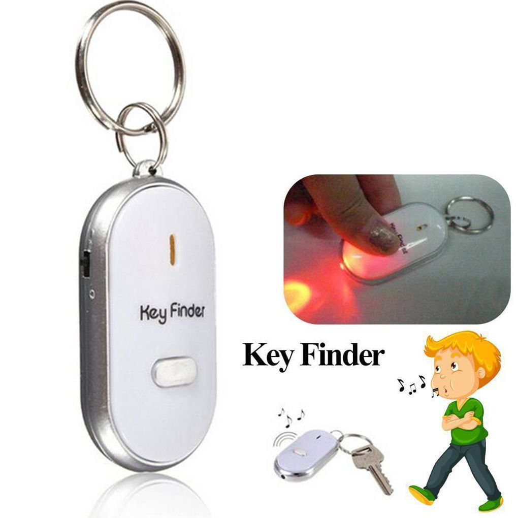 Locator Whistle Keyring Anti-Lost Keychain Tracker Key Finder Sound Control