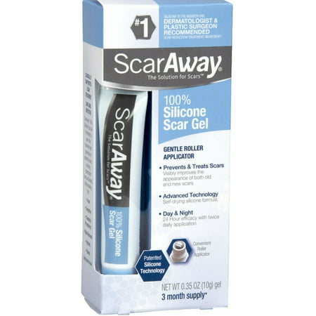 Scaraway 100% Silicone Scar Gel .35 oz (Best Silicone For Scars)