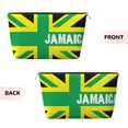 thumbnail image 2 of Jamaica Jamaican Kingdom Flag Travel Handbag Leather Purse Organizer Tidy Bag Purse Toiletry Clutch For Women, 2 of 7