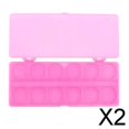 thumbnail image 1 of Paquete de 2 Paletas de Mezcla de Cosméticos Yinane Para Decoración de Uñas 2 Piezas, 1 of 8