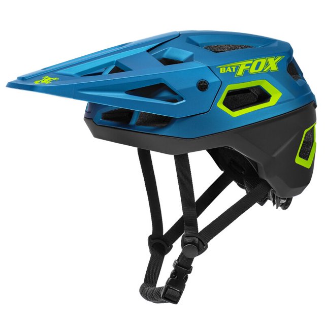 BATFOX-casco de ciclismo para hombre, accesorio para bicicleta de montaña, color negro mate Fivean Cascos de ciclismo