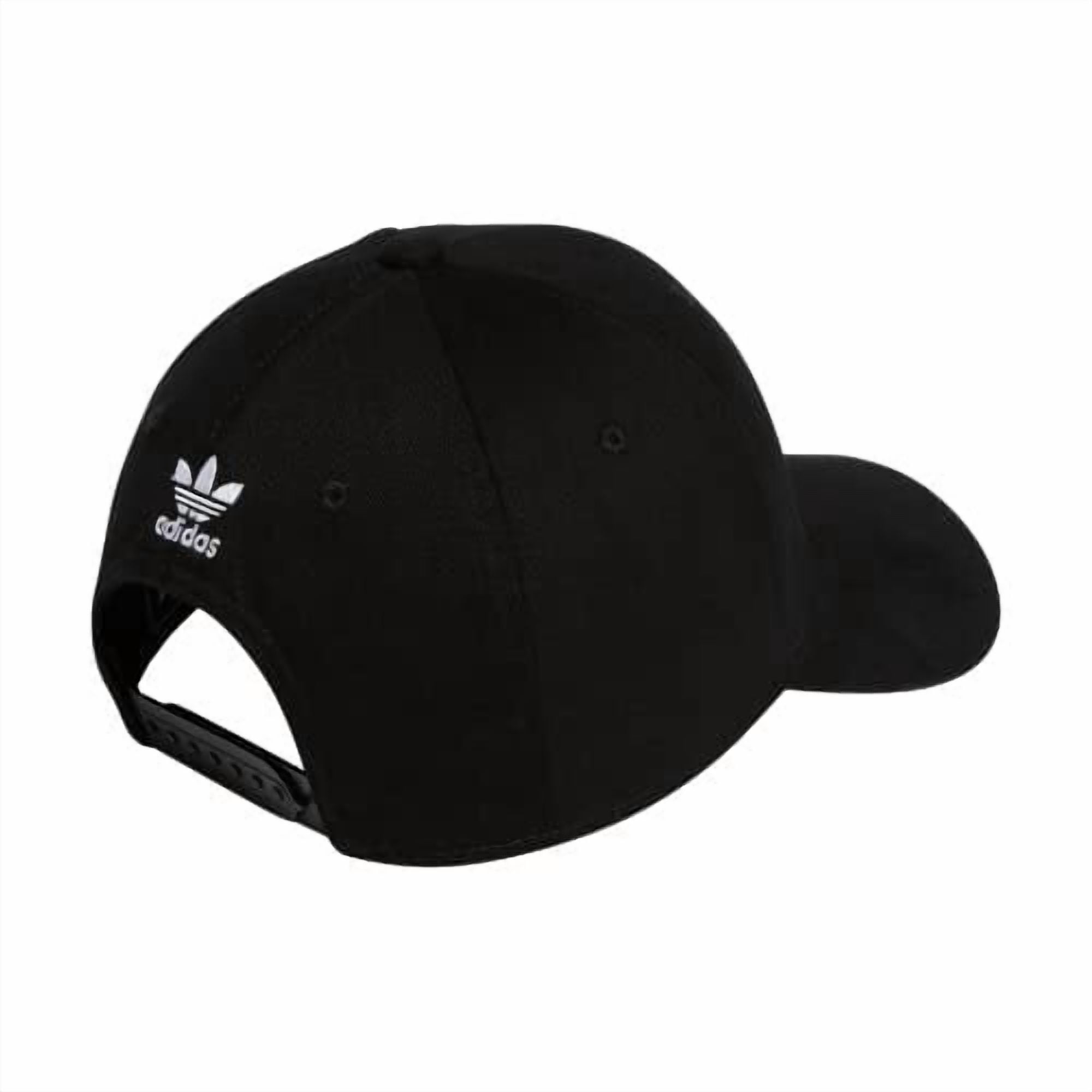 adidas Originals Men's Icon 2.0 Structured Precurve Snapback Cap, Black/Vivid Red/White, One Size