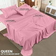 thumbnail image 2 of King Bed Sheet Set Piece Bedding Soft Brushed Microfiber Fabric Shrinkage & Fade Easy Care (), 2 of 7