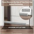 thumbnail image 6 of Comfort Under Door Draft Stopper – 1.5” Thick Under Door Draft Blocker & Gap Guard Seal, 6 of 8