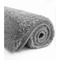 thumbnail image 1 of Rug Non Slip Bath Mat (16 x 24, Grey) Water Absorbent Soft Microfiber Shaggy, Machine Washable Bath Rug for Bathroom Thick Plush Rugs for Shower, 1 of 4