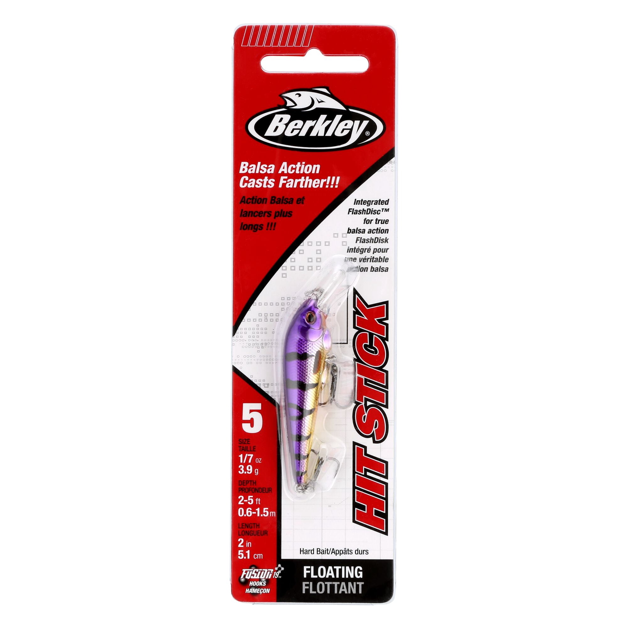 Berkley Hit Stick, 2 in, Crankbaits, Viking Perch (1 Count)