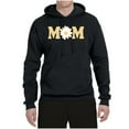 thumbnail image 2 of Wild Bobby, Mom Daisy Mother's Day Unisex Hoodie Sweatshirt, Black, Small, 2 of 6