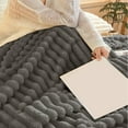 thumbnail image 6 of Bed Blanket Fleece Blanket Thick Full Queen Size Soft Plush Velvet Sherpa Blanket Throw Blanket, 6 of 6