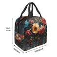 thumbnail image 3 of Sikiie Floral Dreamcatcher Elegance Lunch Bag for Women & Men Adult Insulated Lunch Box, Food Lunch Containers Lunch Tote Bags for Work, Travel, Outdoor, 3 of 8