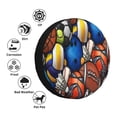 thumbnail image 4 of Pofeuu sport ball Print Spare Tire Wheel Cover for Car Truck SUV Camper Universal Fit Spare Tire Cover RV Spare Tire Covers-15 inch, 4 of 6