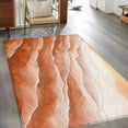 thumbnail image 2 of Burnt Orange Beach Coastal Area Rugs 3'x5', Small Throw Rugs for Living Room Bedroom, Summer Nautical Seaside Ocean Ombre Indoor Outdoor Rug Non-Slip Low Pile Carpet Runner Reversible Floor Mats, 2 of 8