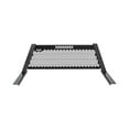 thumbnail image 3 of Highway Products 4030-050 HWP4030-050 HONEY COMB HEADACHE RACK WITH TANK BRITE UPRIGHTS SMOOTH ALUMINUM CENTER SIZE 2, 3 of 6